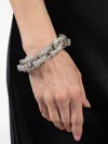 Eddie Borgo Supra Rectangular-shape Bracelet In Silver