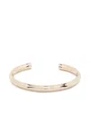 Eddie Borgo Thin Ripple Bracelet In 金色
