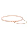Eddie Borgo Thin Safety Chain Choker In 粉色
