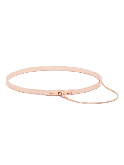 Eddie Borgo Thin Safety Chain Choker In 粉色
