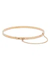 Eddie Borgo Thin Safety Chain Choker In Gold