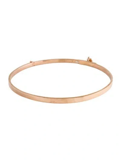 Pre-owned Eddie Borgo Thin Safety Chain Choker Necklace, 4.5" In Multi