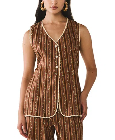 Eddy Alexa Top In Brown