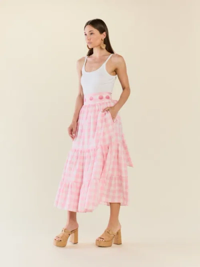 Eddy Brooks Skirt X Charli Evans In Pink