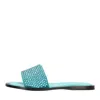 Eddy Daniele Sandals Clear Blue In Azzurro Blu E Verdi
