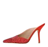 Eddy Daniele Woman Mules & Clogs Red Size 7 Textile Fibers In Rosso Vivaci