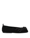 Eddy Daniele Woman Ballet Flats Black Size 6 Soft Leather In Black