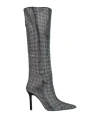 Eddy Daniele Woman Boot Black Size 11 Soft Leather In Black