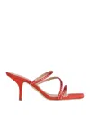 Eddy Daniele Sandals In Red