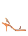 Eddy Daniele Sandals In Orange