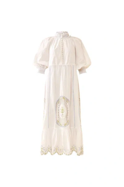 Eddy Eliza Dress In White
