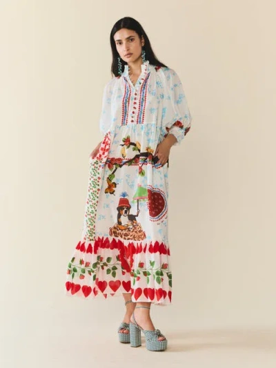 Eddy Eliza Dress In White