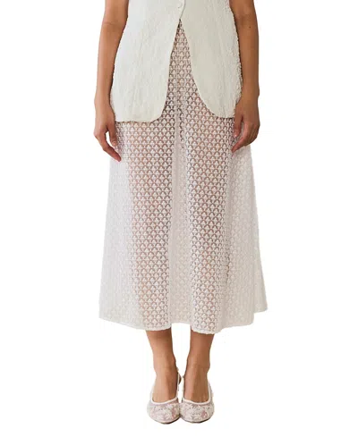 Eddy Erin Skirt In White