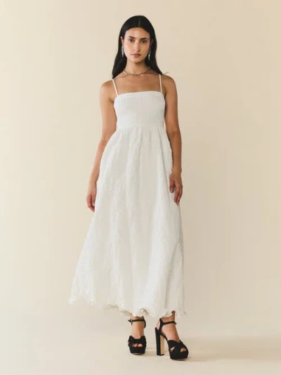 Eddy Gavin Dress In White