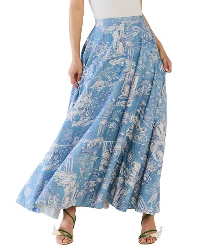 Eddy Lucca Skirt In Blue