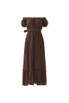 Eddy Luna Dress In Brown