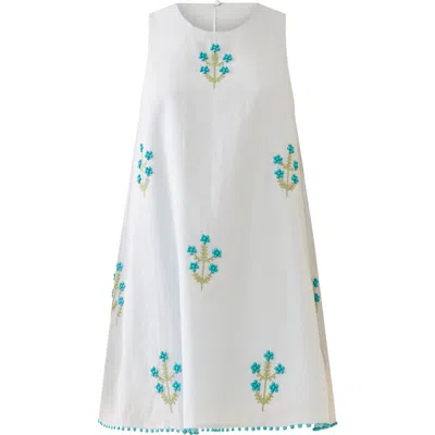 Eddy Mattie Dress In White
