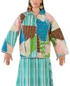 Eddy Quilted Scrap Jacket In Multi