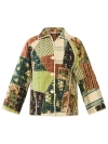 Eddy Quilted Scrap Jacket In Multi