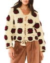 Eddy Round Top Sweater Jacket In Neutral
