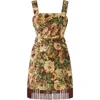 Eddy Sarah Bird Mini Dress In Multi