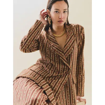 Eddy Sloan Blazer In Brown