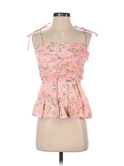 Eddy Tank Top Pink Strapless Neckline Tops In Multi