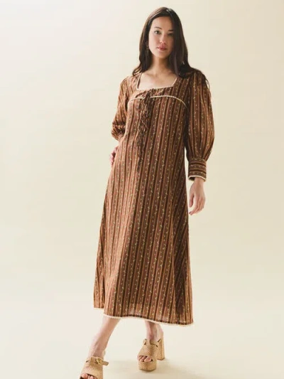 Eddy Tara Dress In Brown