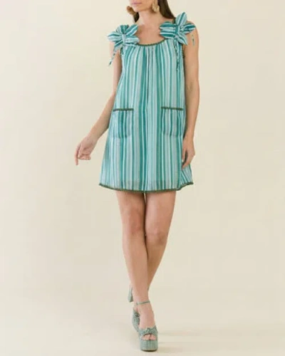Eddy Venessa Dress X Charli Evans In Blue