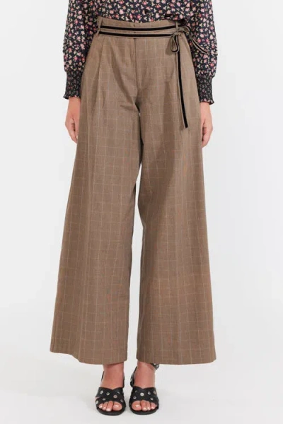 Eddy Willow Pant In Coco Check