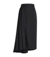 Edeline Lee Charmeuse Aurora Maxi Skirt In Black