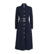 Edeline Lee Echo Midi Shirt Dress In Navy