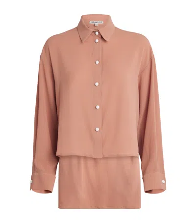 Edeline Lee Jasmine Shirt In Pink
