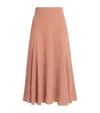 Edeline Lee Jete Midi Skirt In Pink