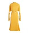 Edeline Lee Pedernal Midi Dress In Yellow