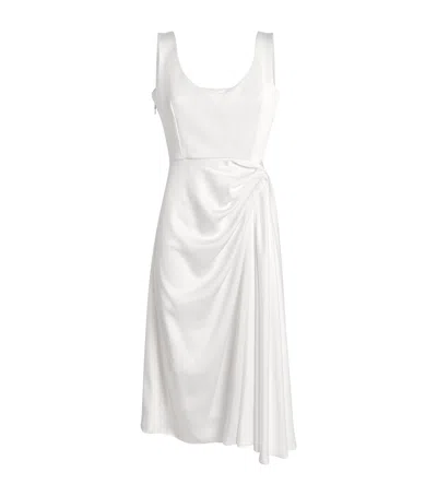 Edeline Lee Scoop-neck Nymph Midi Dress In Ivory