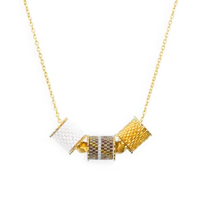Eden + Elie Women's Brown Adjustable Length Necklace - Spirit Of Place City Glow