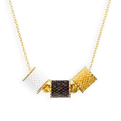 Eden + Elie Women's Brown Everyday Adjustable Length Necklace - Bark