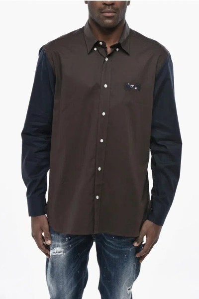 Eden Park Cotton Button-down Shirt With Hidden Placket