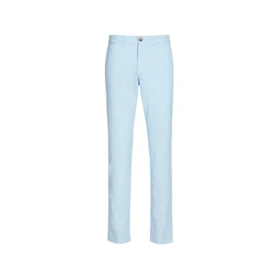 Eden Park Pantalon Uni En Coton In Blue