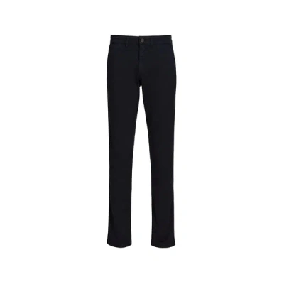 Eden Park Pantalon Uni En Coton In Black
