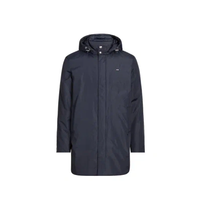 Eden Park Parka Mi-longue In Blue