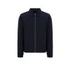 Eden Park Plain Cotton Jacket In Blue