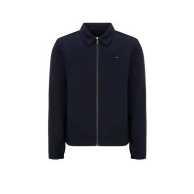 Eden Park Plain Cotton Jacket In Black