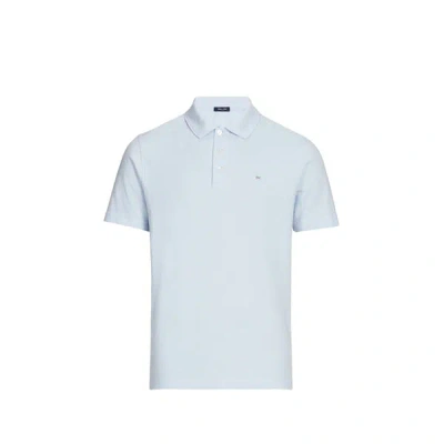 Eden Park Polo Droit En Coton Et Lin In Gray