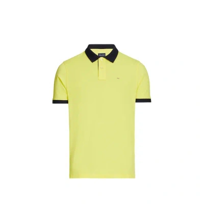 Eden Park Polo Manches Courtes En Coton In Yellow