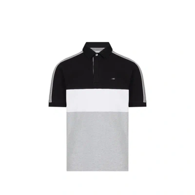 Eden Park Polo Tricolore En Coton In Multi