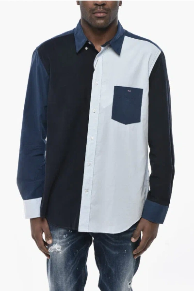 Eden Park Ribbed Velour Casual Shirt Arbonne Button-down