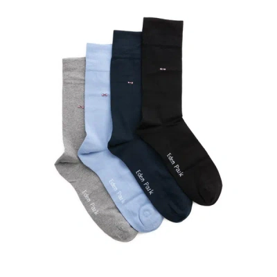 Eden Park Set Of 4 Mid-calf Socks In Multi