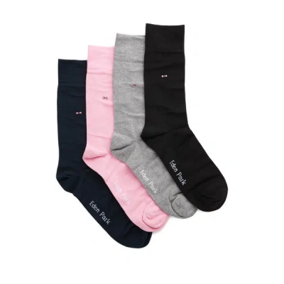 Eden Park Set Of 4 Mid-high Socks In Multi